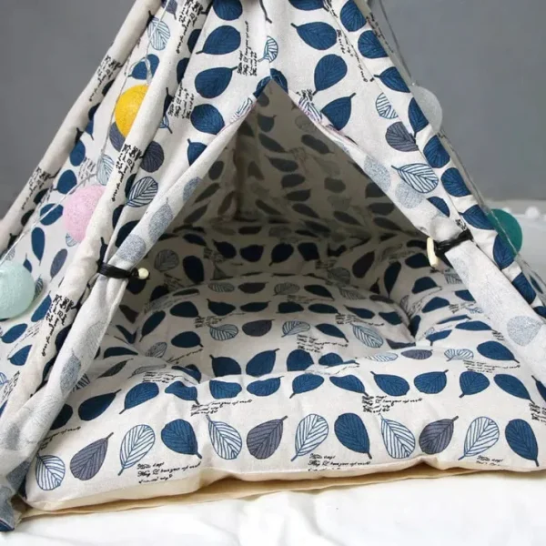 Leaf Print Dachshund Tepee